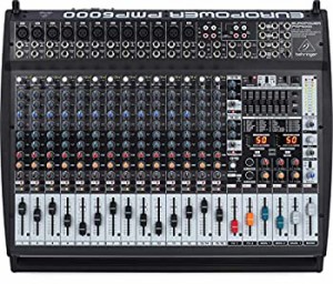 【中古品】Behringer パワードミキサー 2 x 800W 20ch 高品質マイクプリアンプ グラフ(中古品)