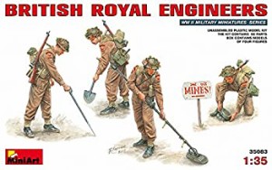 【中古品】ミニアート 1/35 イギリス軍地雷除去工兵セット MA35083 プラモデル(中古品)