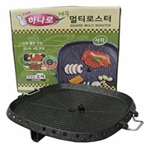 【未使用 中古品】HANARO　MULTI サムギョプサル用焼肉 プレート (四角）(中古品)