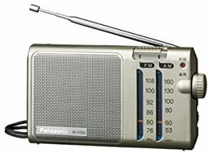 【中古品】Panasonic FM/AM 2バンドラジオ シルバー RF-U150A-S(中古品)
