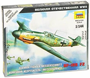 【中古品】ズベズダ 1/144メッサーシュミットBf109 F-2 プラモデルZV6116(中古品)