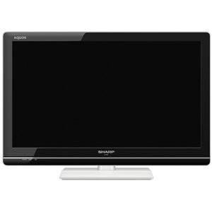 【中古品】SHARP AQUOS 液晶テレビ24型 ホワイト系 LC-24K5W(中古品)