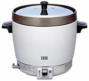 【中古品】リンナイ(Rinnai) 業務用ガス炊飯器 2升用 普及タイプ ゴム管接続/直径9.5m(中古品)