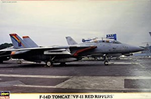 【未使用 中古品】ハセガワ 1/72 F-14D トムキャット VF-11 レッドリッパーズ(中古品)