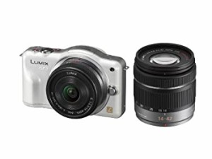 【中古品】パナソニック ミラーレス一眼カメラ LUMIX GF3 ダブルズームキット シェル (中古品)