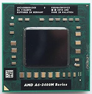 【未使用 中古品】AMD A6-3400M 1.4 GHz Quad-Core (AM3400DDX43GX) モバイル CPU(中古品)