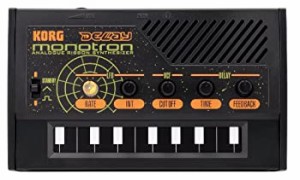 【未使用 中古品】KORG 手のひらサイズ アナログ シンセサイザー monotron DELAY モノトロン (中古品)