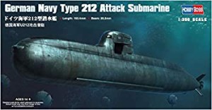 【中古品】ホビーボス 1/350 潜水艦シリーズ ドイツ海軍 212型潜水艦 プラモデル(中古品)