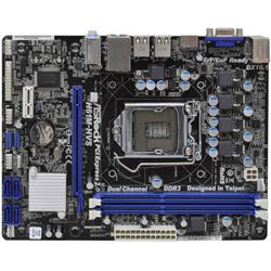 【中古品】ASRock Intel H61チップセット搭載 LGA1155対応microATXマザーボード H61M-(中古品)