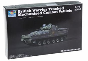 【未使用 中古品】トランペッター 1/72 イギリス軍 ウォーリア 装甲戦闘車 プラモデル(中古品)