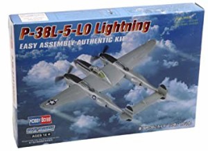 【中古品】ホビーボス 1/72 エアクラフトシリーズ P-38L-5-LO ライトニング プラモデ (中古品)