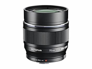 OLYMPUS 単焦点レンズ M.ZUIKO DIGITAL ED 75mm F1.8 ブラック(中古品)