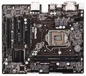 【中古品】ASRock マザーボード (HASWEL対応) B85 M-ATX USB3.0 B85M(中古品)