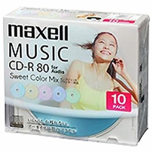 【中古品】maxell 音楽用CD-R インクジェットプリンター対応「Sweet Color Mix Series(中古品)