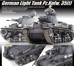 【中古品】アカデミー 1/35 第二次世界大戦 ドイツ軍 35 (t)軽戦車 プラモデル 13280(中古品)