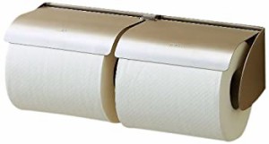 【中古品】LIXIL(リクシル) INAX トイレ用 横2連式紙巻器 ステンレス(ヘアライン) CF-(中古品)
