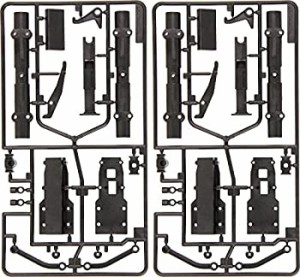 【中古品】タミヤ ビックトラックパーツ TROP.25 セミトレーラー カーボン強化ツヤ消 (中古品)