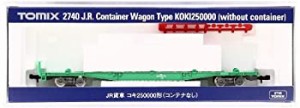 【中古品】TOMIX Nゲージ コキ250000 コンテナなし 2740 鉄道模型 貨車(中古品)