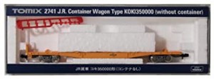 【中古品】TOMIX Nゲージ コキ350000 コンテナなし 2741 鉄道模型 貨車(中古品)