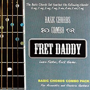 【中古品】Fret Daddy フレットダディ コード教則シール エレキ/アコースティックギタ(中古品)