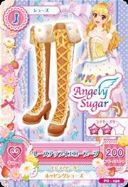 【中古品】アイカツ！　PG-058　レースアップイエローブーツ(中古品)