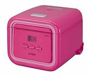 【中古品】タイガー マイコン炊飯器 「炊きたて」 tacook 3合 パッションピンク JAJ-A(中古品)