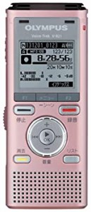 【中古品】OLYMPUS ICレコーダー VoiceTrek 2GB MicroSD対応 MP3/WMA PNK ピンク V-82(中古品)