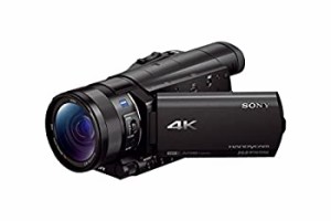 【中古品】ソニー SONY ビデオカメラ FDR-AX100 4K 光学12倍 ブラック Handycam FDR-A(中古品)