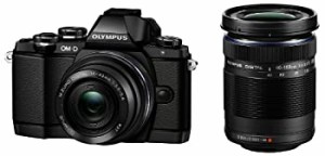 OLYMPUS OM-D E-M10 ダブルズームキット ブラック ミラーレス一眼 OM-D E-M(中古品)