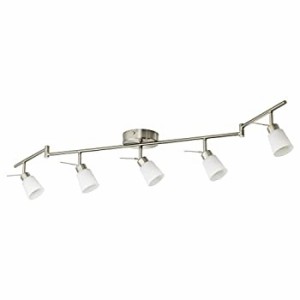 【中古品】IKEA TIDIG 20262656 シーリング スポットライト 5スポット ニッケルメッキ(中古品)