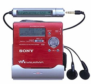 【中古品】SONY ソニー MZ-R909 レッド MDレコーダー MDLP対応 （MD録音再生兼用機/ポ(中古品)