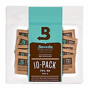 【中古品】Boveda 葉巻/タバコ用 72-RH 2-湿度 コントロール サイズ 8 使用 最大 5 葉(中古品)