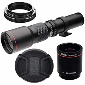 【中古品】ハイパワー500mm/1000mm F/8手動望遠レンズ、ブラック。CanonデジタルEOS R(中古品)