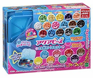 【中古品】アクアビーズ 別売り 【24色ビーズセット】 AQ-211(中古品)