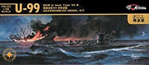 【中古品】フライホークモデル 1/700 U ボート TypeVIIB U-99 2隻入り FLYFH1102 プラ(中古品)