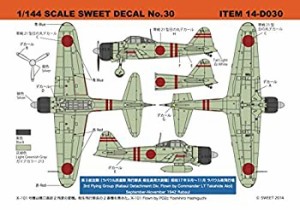 【未使用 中古品】スイート 1/144 零戦21型 第3航空隊 ラバウル派遣隊 飛行隊長 相生高秀大尉(中古品)