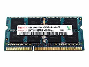 【中古品】Hynix 4GB ノートパソコン用DDR3メモリー 1333MHz SODIMM( HMT351S6BFR8C-H(中古品)