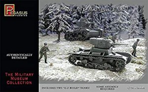 【中古品】ペガサス 1/72 WW.II ソビエト軍 T-26 軽戦車(2輌セット)(中古品)