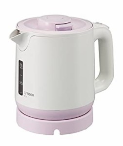 【中古品】タイガー 魔法瓶 電気 ケトル 800ml ピンク 蒸気レス わく子 PCJ-A080-P Ti(中古品)