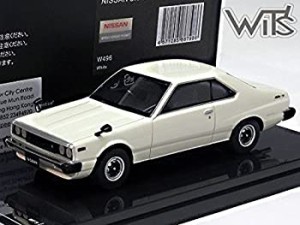 【中古品】WIT'S 1/43 SKYLINE 2000GT-E・S ホワイト 完成品(中古品)