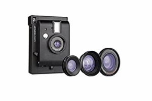 【未使用 中古品】Lomo'Instant + 3種のアタッチメントレンズセット付き (Black)(中古品)