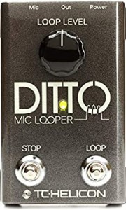 【中古品】TC HELICON ボーカル/マイク用ルーパー DITTO MIC LOOPER【国内正規品】(中古品)