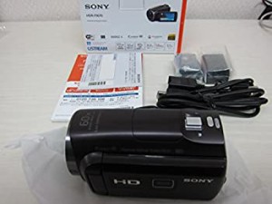 SONY HDビデオカメラ Handycam HDR-PJ670 ボルドーブラウン 光学30倍 HDR-P(中古品)