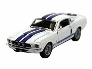 【中古品】KiNSMART 1:44 シェルビー GT500 ホワイト ウィンドウボックス 200-529(中古品)