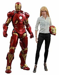 【未使用 中古品】ムービー・マスターピース アイアンマン3ペッパー・ポッツ&アイアンマン・ (中古品)