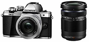 【中古品】OLYMPUS ミラーレス一眼カメラ OM-D E-M10 MarkII EZダブルズームキット シ(中古品)