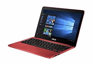 【中古品】ASUS ノートパソコン EeeBook X205TA-RED10 Windows10/11.6インチワイド/レ(中古品)