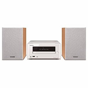 【中古品】ONKYO ミニコンポ CDレシーバーシステム Bluetooth接続可能 ホワイト X-U5X(中古品)