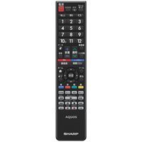 シャープ　液晶テレビ用　リモコン＜ブラック系＞(0106380480)(中古品)