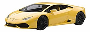 【中古品】AUTOart 1/18 ランボルギーニ ウラカン LP610-4 パール・イエロー 完成品(中古品)